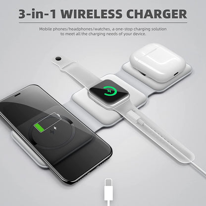 3 In 1 Wireless Charging Pad | Free Delivery | Cash on Delivery  | Limited stock