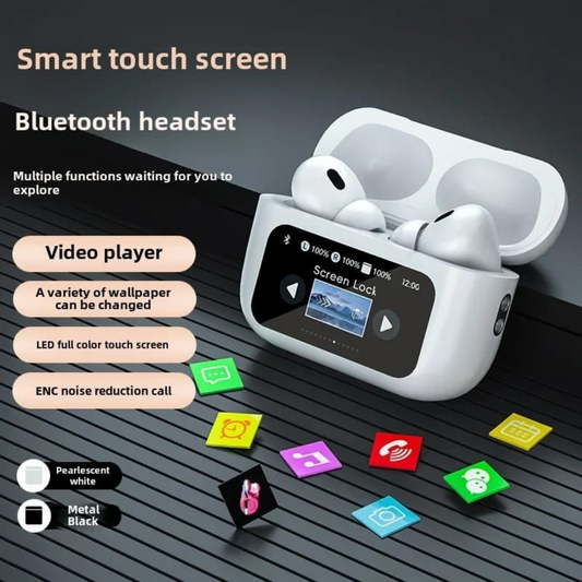 Wireless Bluetooth Earphones with Touch Screen | Cash on Delivery