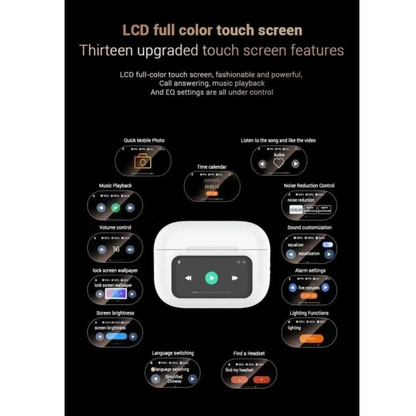 Wireless Bluetooth Earphones with Touch Screen | Cash on Delivery