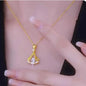 Gold plated fan necklace | Cash on Delivery | Delivery time 3 to 5 days.